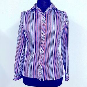 Women’s Ralph Originals striped blouse sz 18